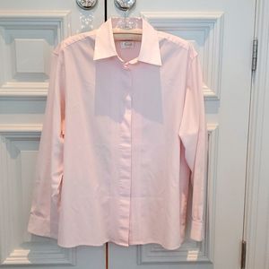 Light pink foxcroft button down blouse M